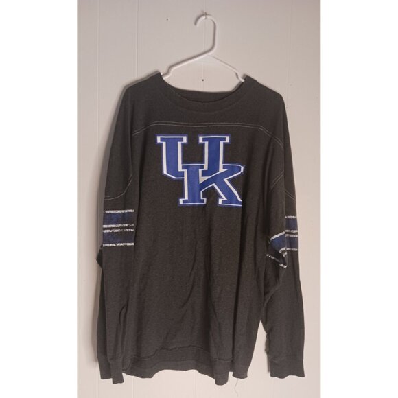 University Of Kentucky UK Logo Long Sleeve Tshirt Mens Size XL - Picture 3 of 6